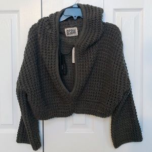 Oversized Cropped Sweater